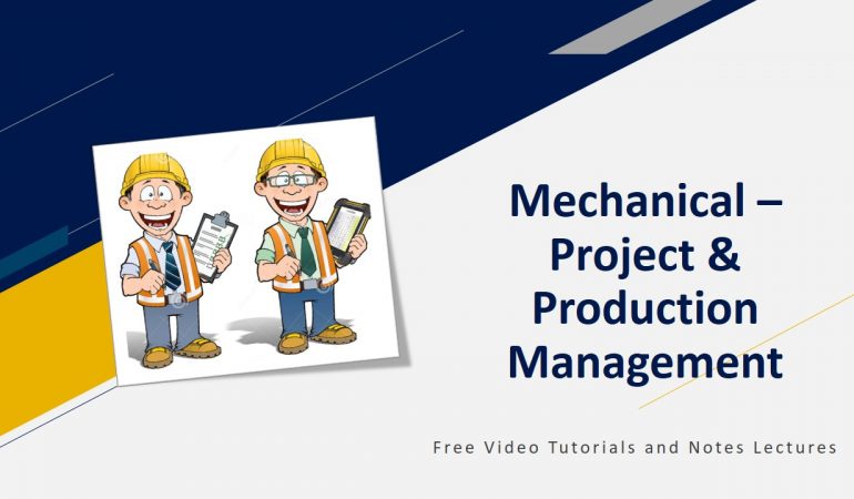 Mechanical - Project and Production Management